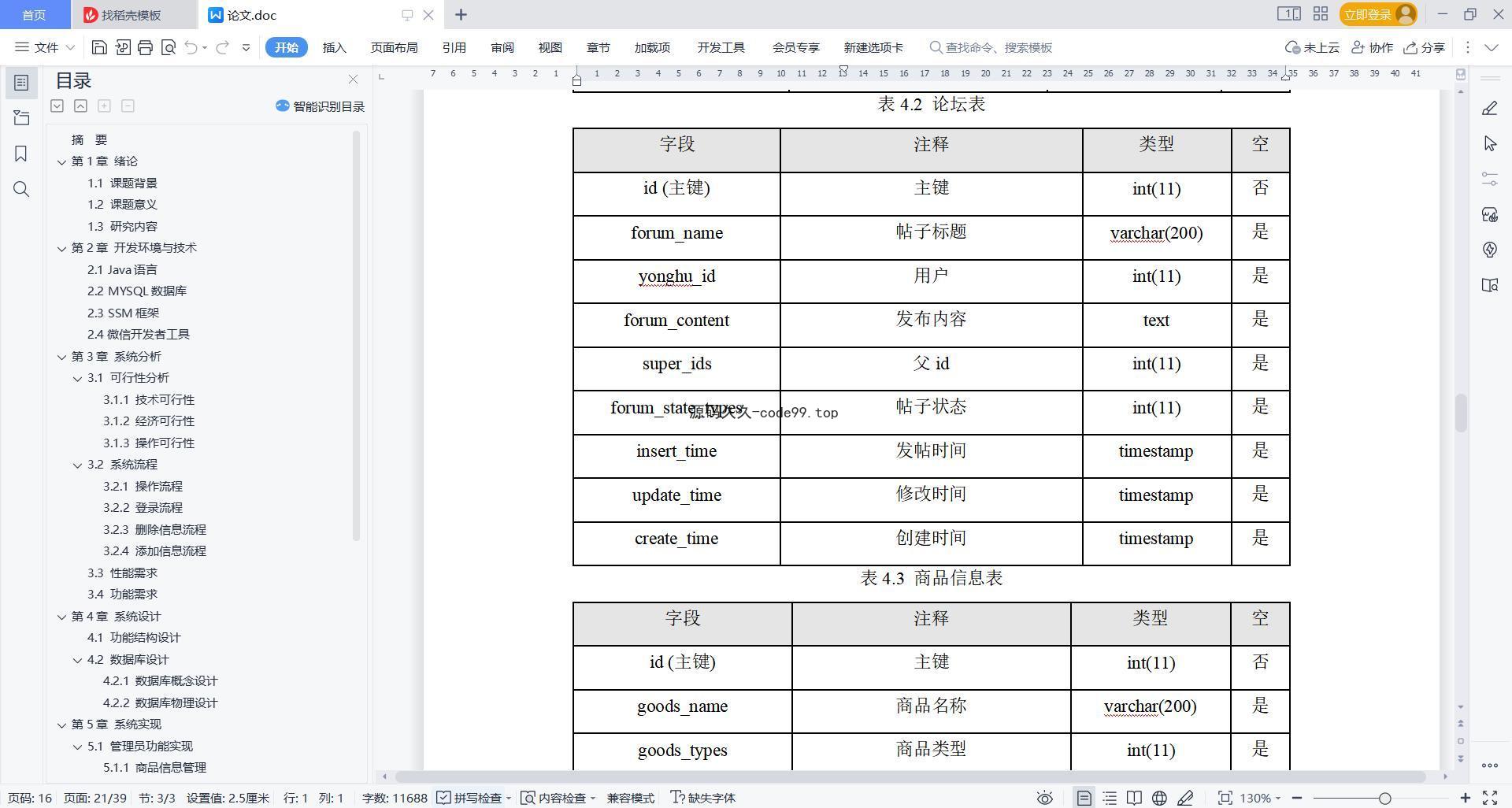 基于微信小程序+SSM+MySQL的跳蚤市场小程序(附论文)