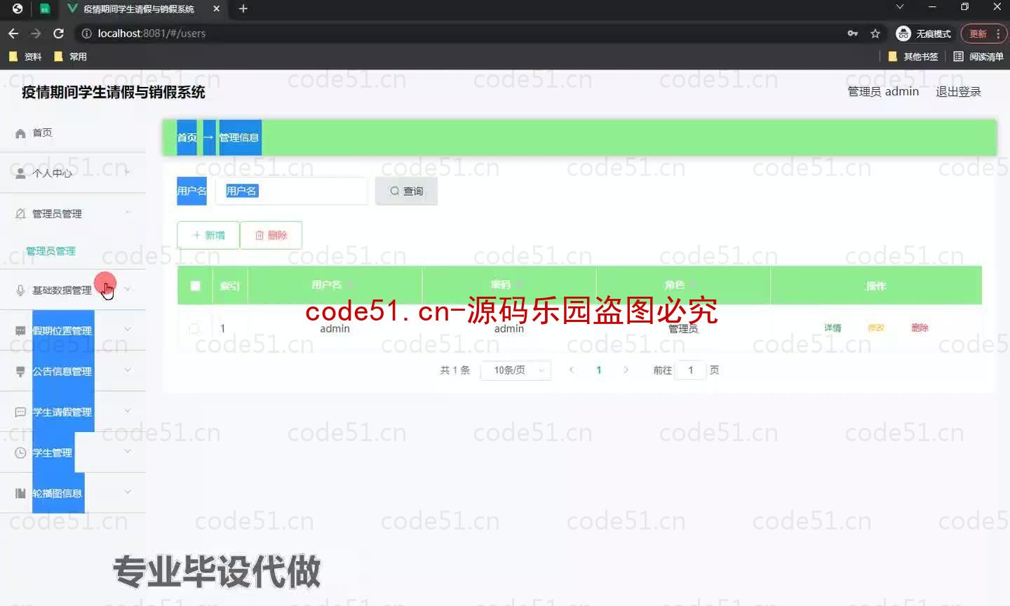 基于微信小程序+SSM+MySQL的疫情期间学生请假与销假系统小程序(附论文)