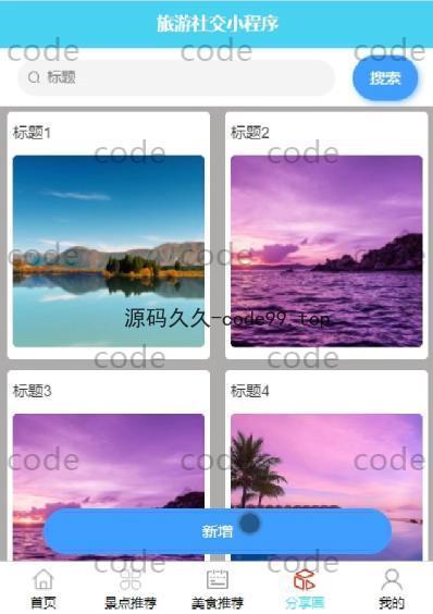 基于微信小程序+SSM+MySQL的旅游社交小程序(附论文)