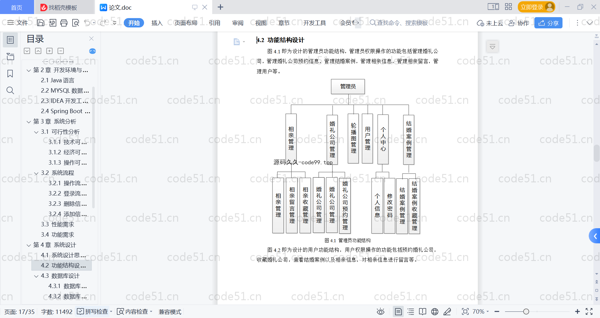 基于SpringBoot+MySQL+Vue的在线相亲系统(附论文)