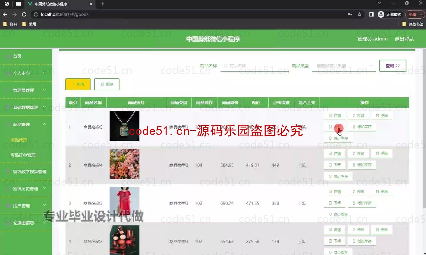 基于微信小程序+SSM+MySQL的中国剪纸微信小程序(附论文)