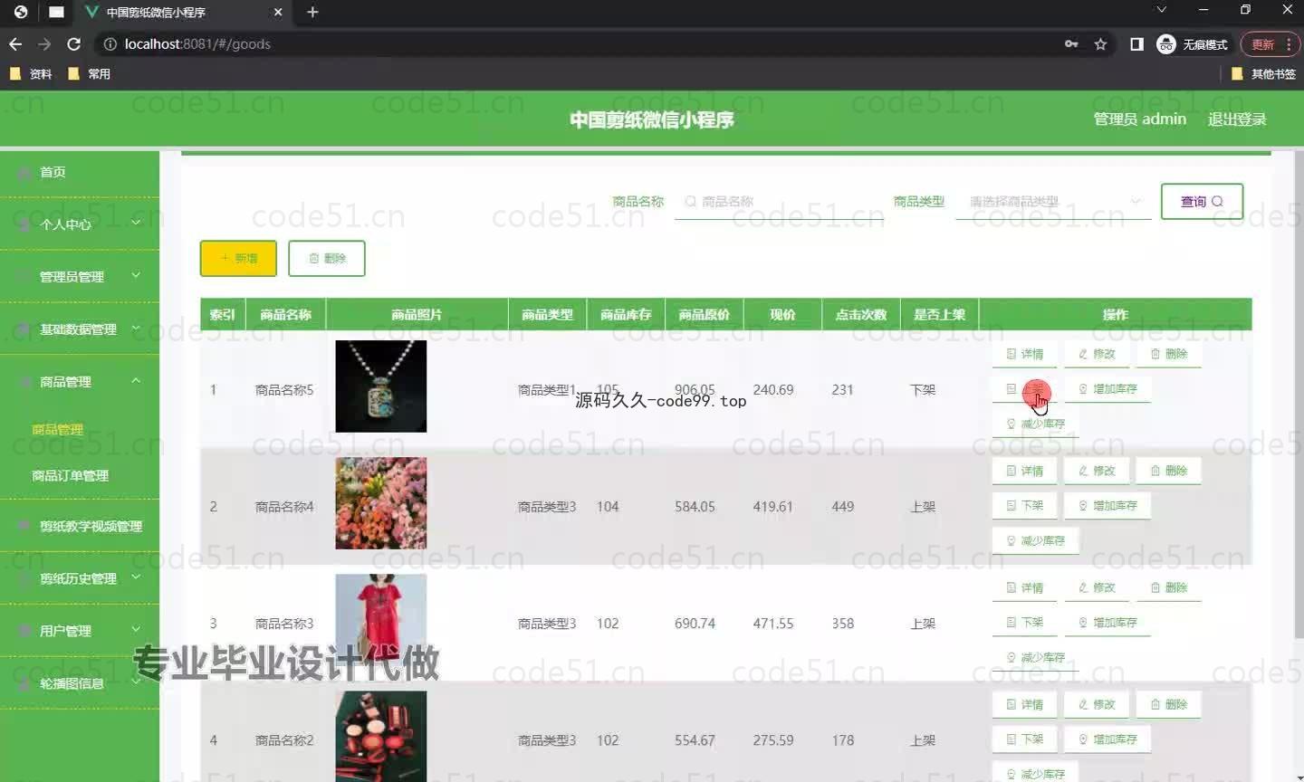 基于微信小程序+SSM+MySQL的中国剪纸微信小程序(附论文)