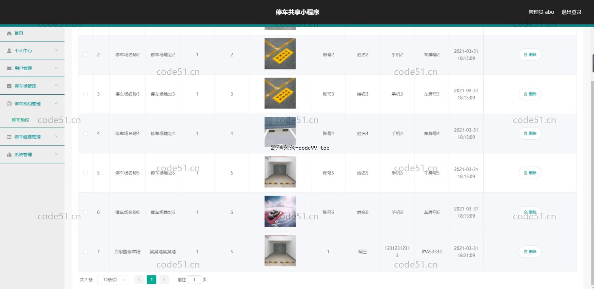 基于微信小程序+SSM+MySQL的停车场小程序(附论文)
