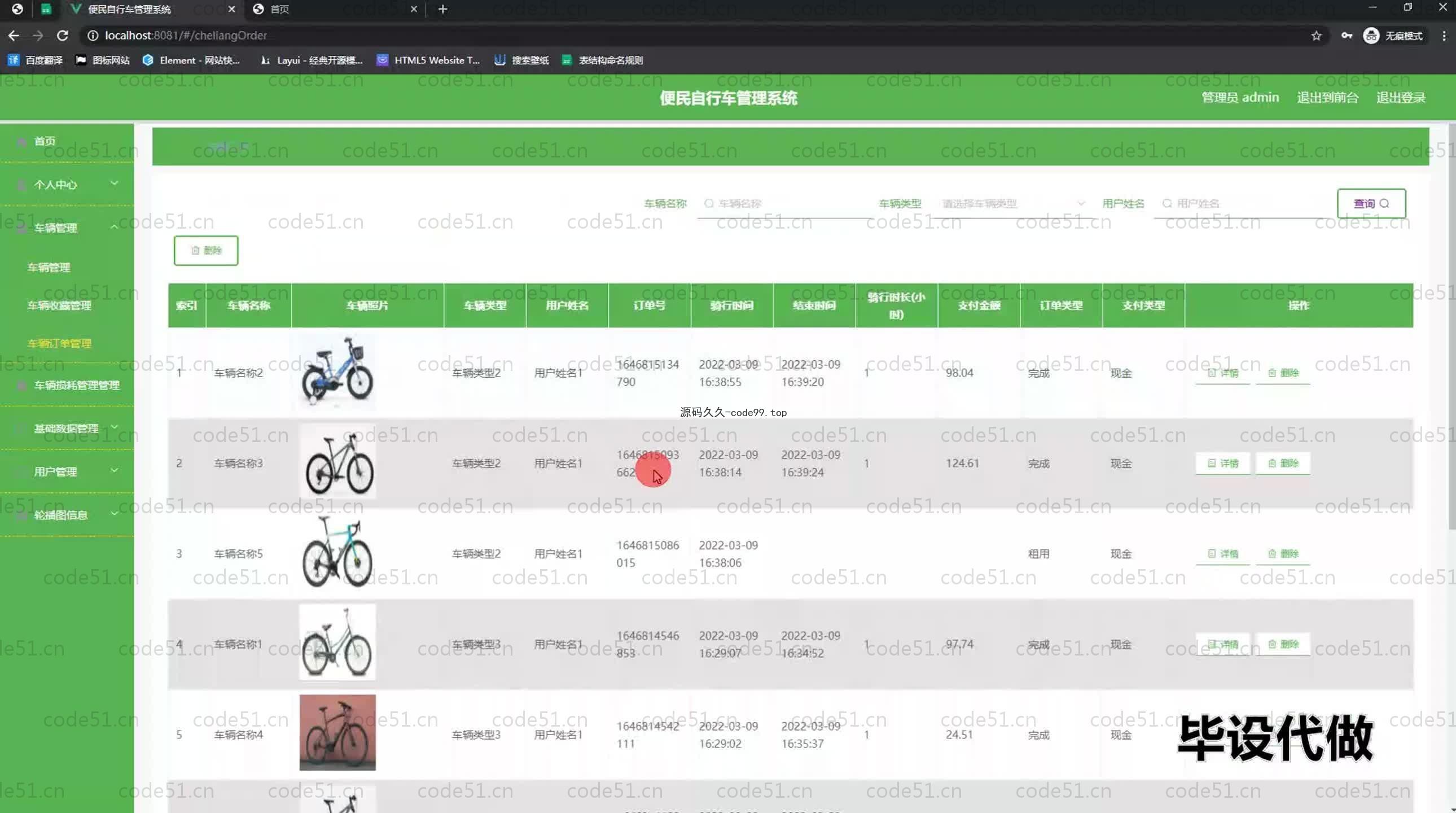 基于SpringBoot+MySQL+Vue.js的自行车管理系统(附论文)