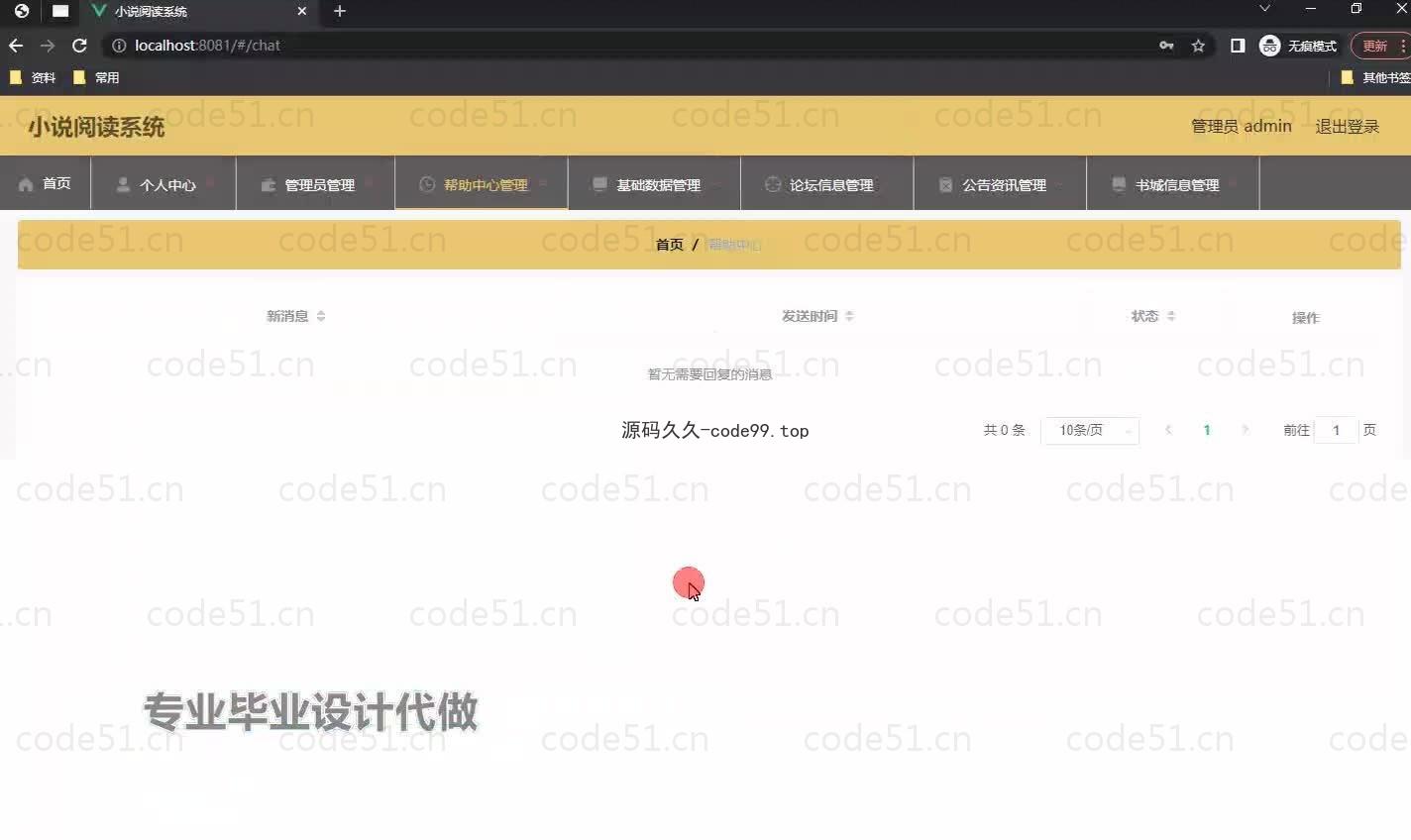 基于微信小程序+SSM+MySQL的小说阅读系统小程序(附论文)