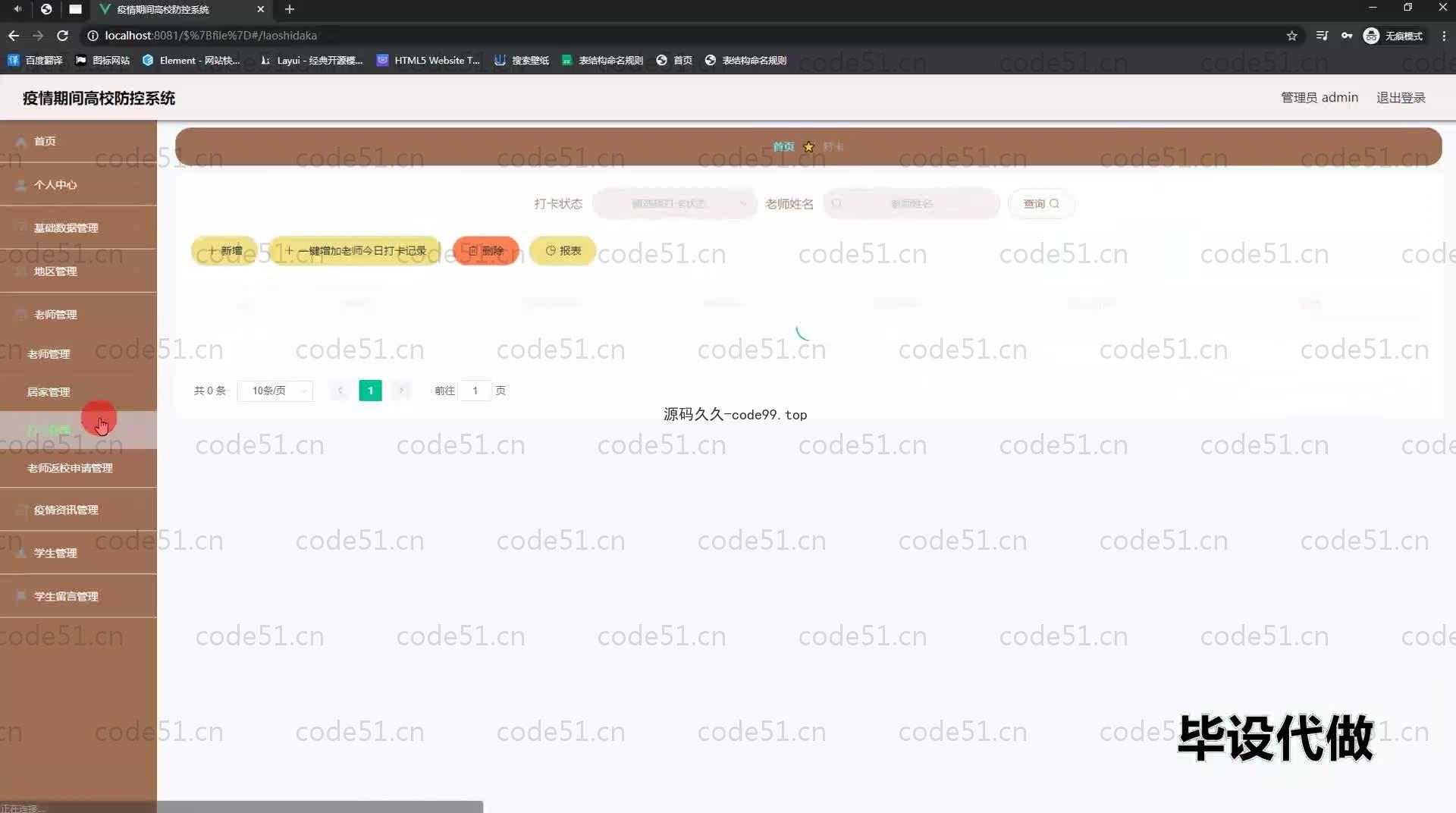 基于SpringBoot+MySQL+Vue.js的疫情防控系统(附论文)