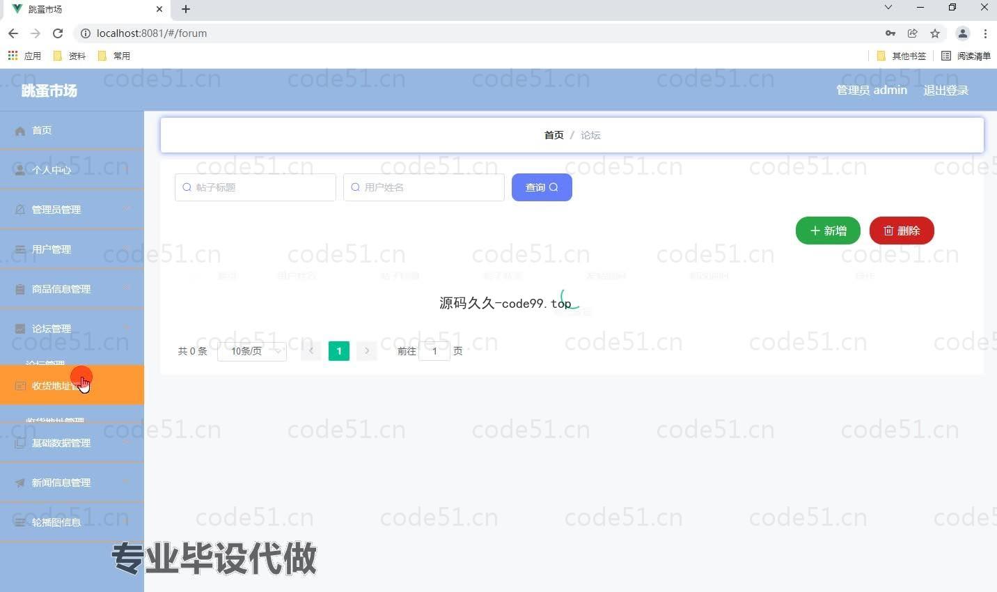基于微信小程序+SSM+MySQL的跳蚤市场小程序(附论文)