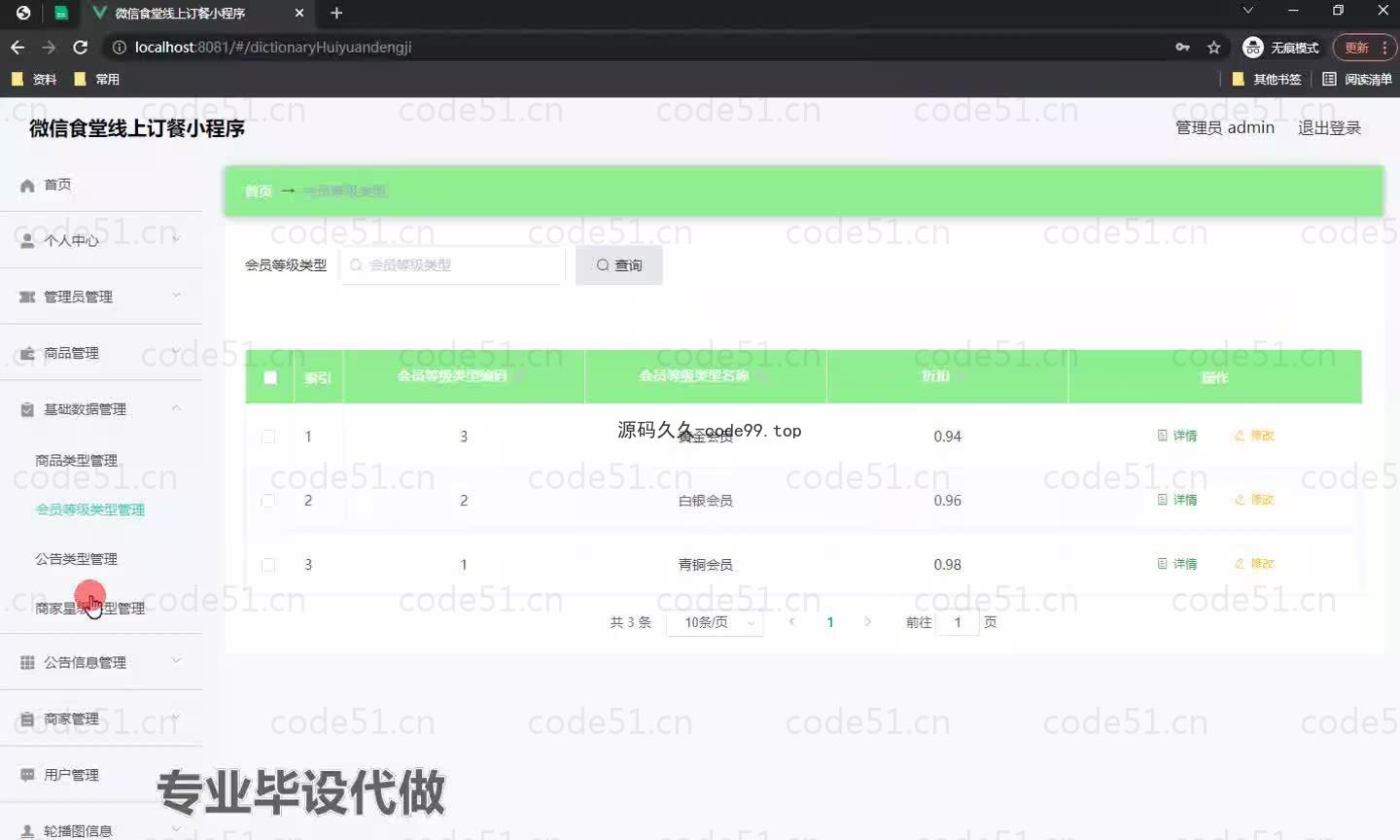 基于微信小程序+SSM+MySQL的食堂线上订餐小程序附论文)