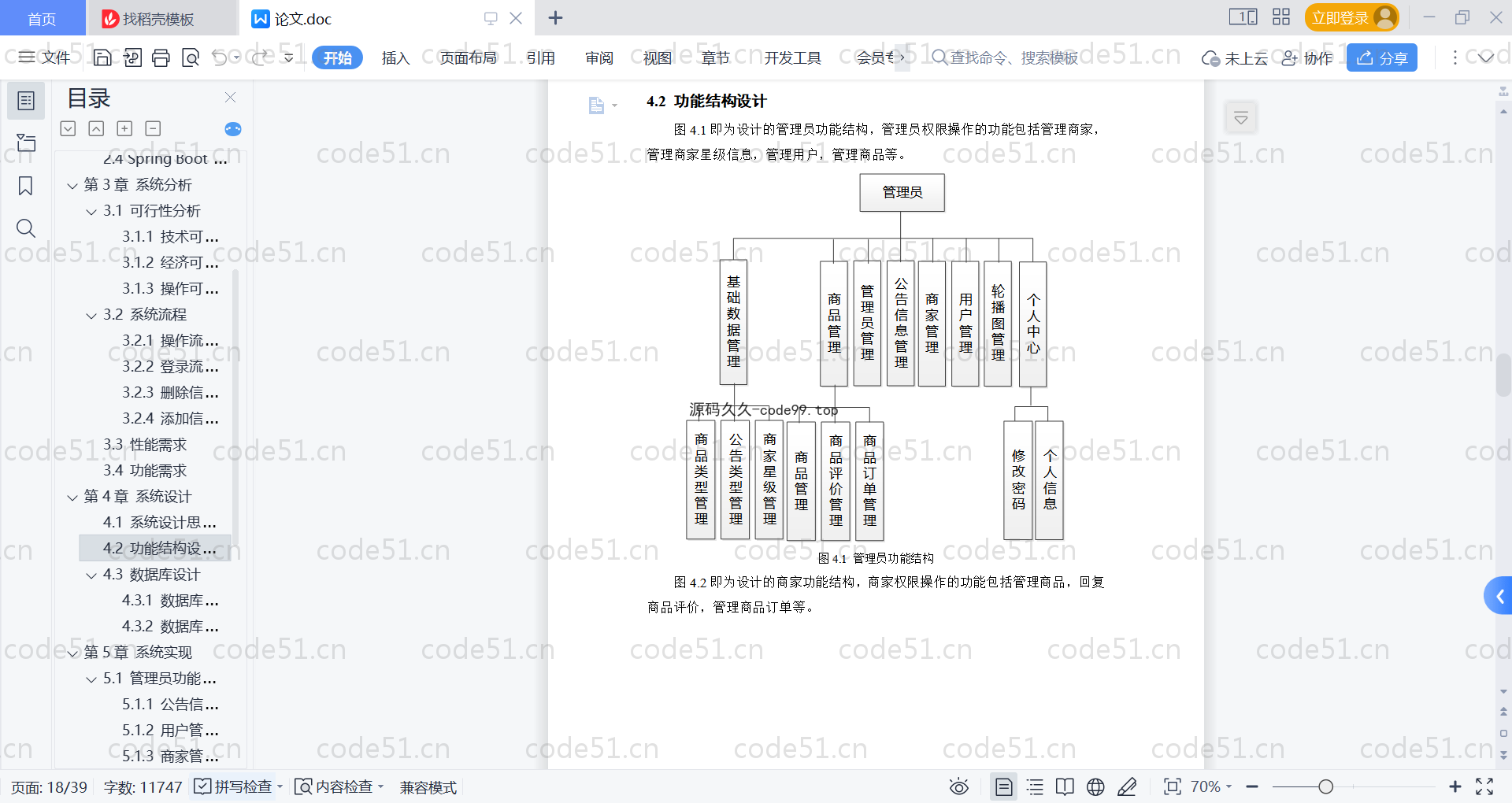 基于SpringBoot+MySQL+Vue的电商平台(附论文)