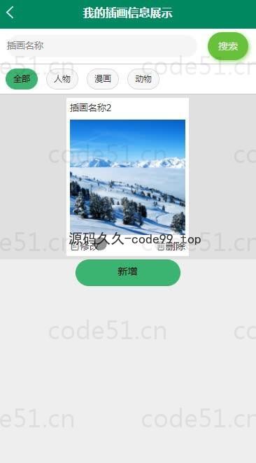 基于微信小程序+SSM+MySQL的小程序插画共享平台小程序(附论文)