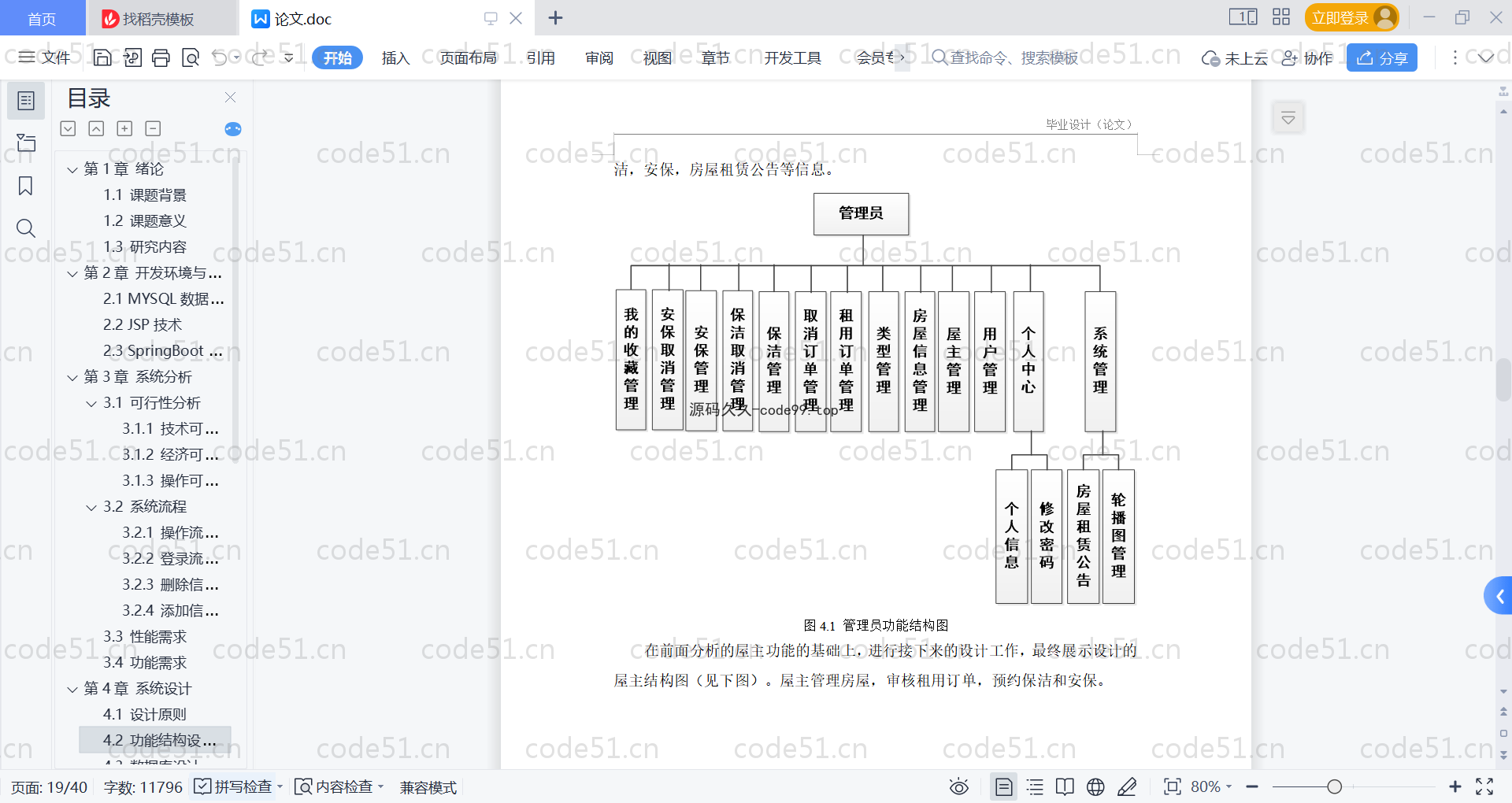 基于SpringBoot+MySQL+Vue的房屋租赁管理系统(附论文)