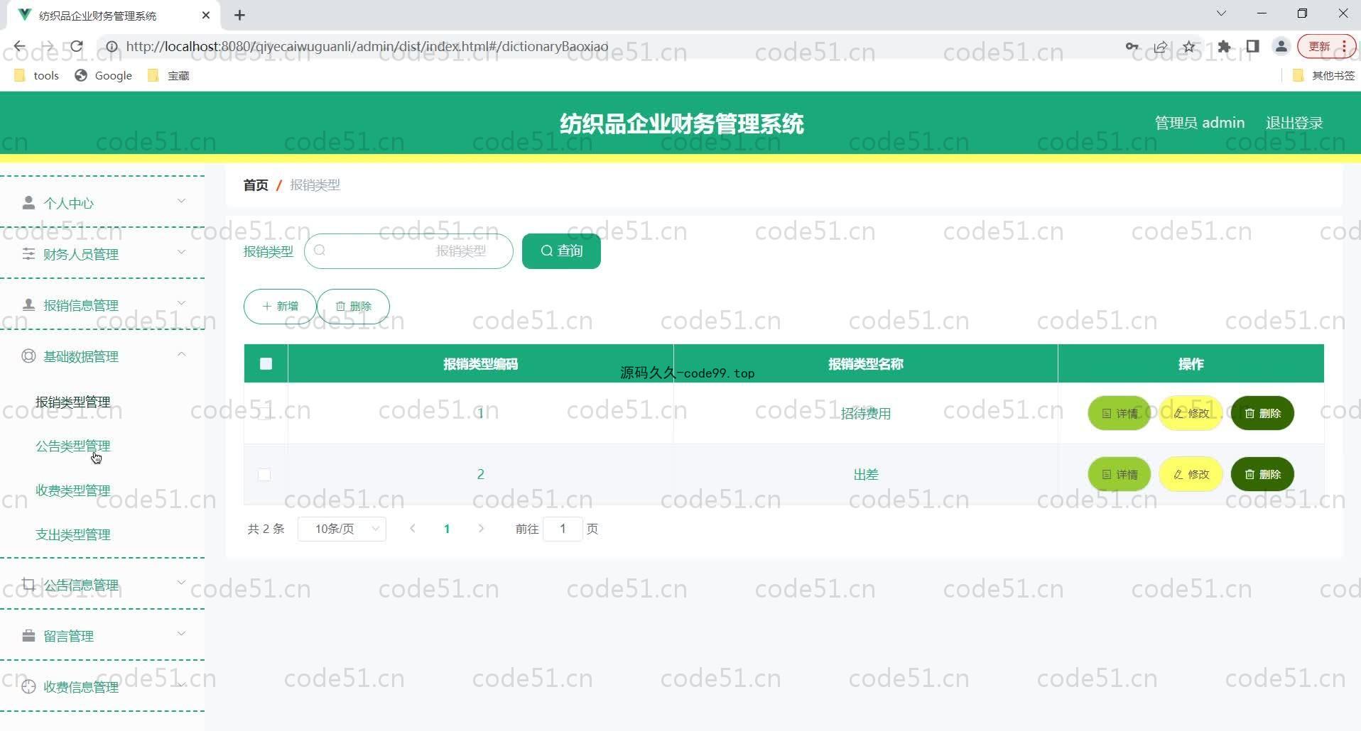 基于SpringBoot+MySQL+Vue的纺织品企业财务管理系统(附论文)
