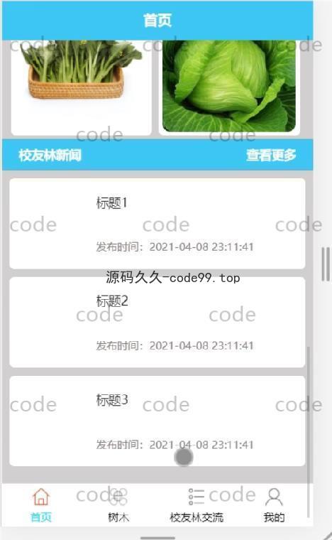 基于微信小程序+SSM+MySQL的校友林小程序(附论文)