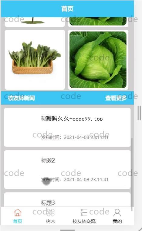 基于微信小程序+SSM+MySQL的校友林小程序(附论文)