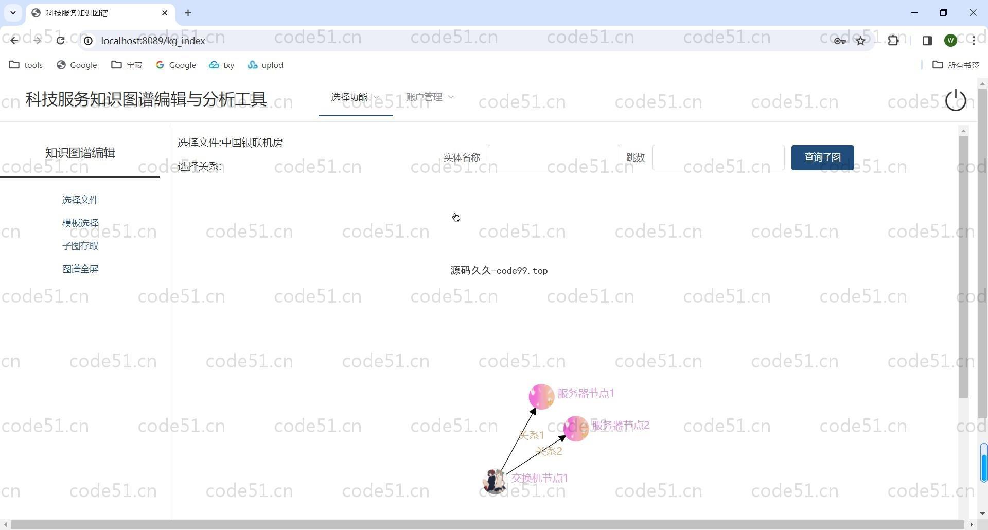 基于Neo4j模型的科技服务知识图谱构建与管理工具系统(附论文)