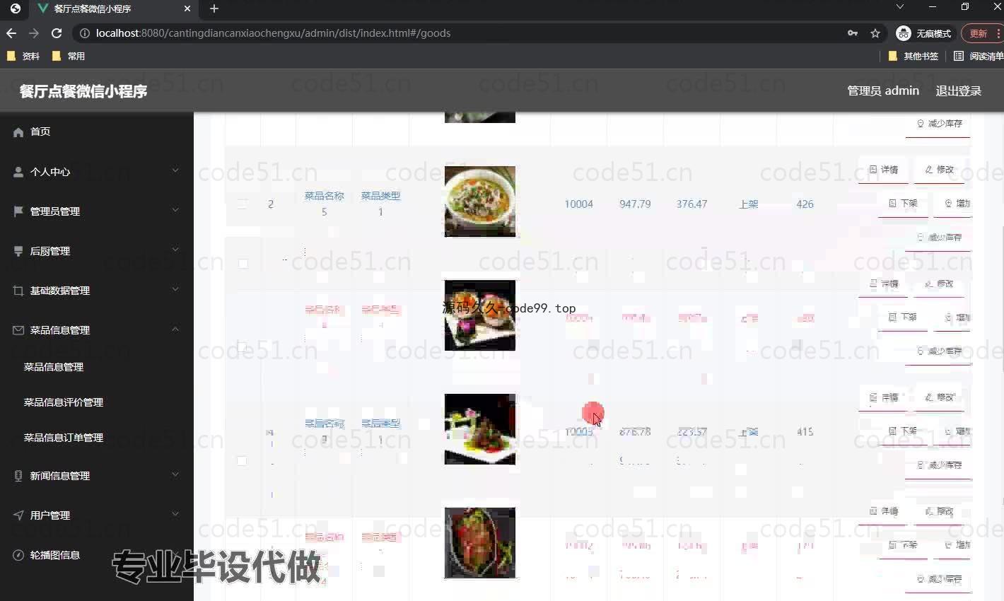 基于微信小程序+SpringBoot+MySQL的餐厅点餐微信小程序(附论文)