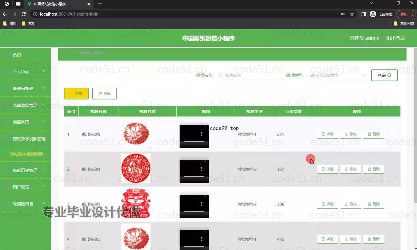 基于微信小程序+SSM+MySQL的中国剪纸微信小程序(附论文)