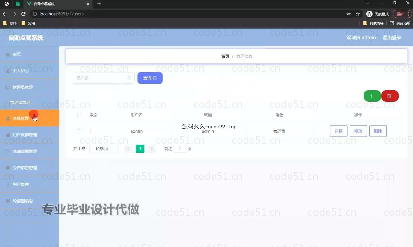 基于微信小程序+SpringBoot+MySQL的自助点餐小程序(附论文)