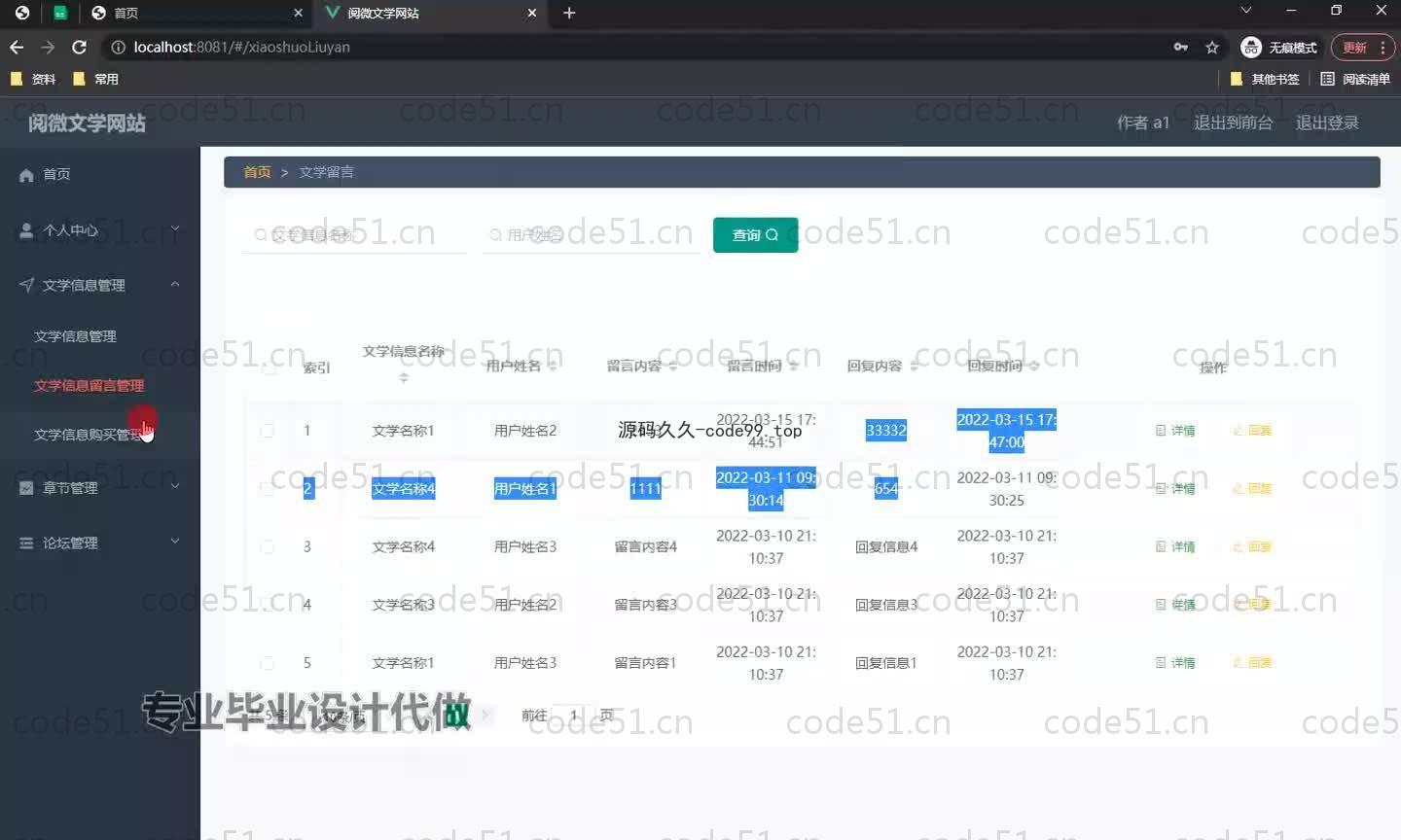 基于SpringBoot+MySQL+Vue.js的阅读文学系统(附论文)