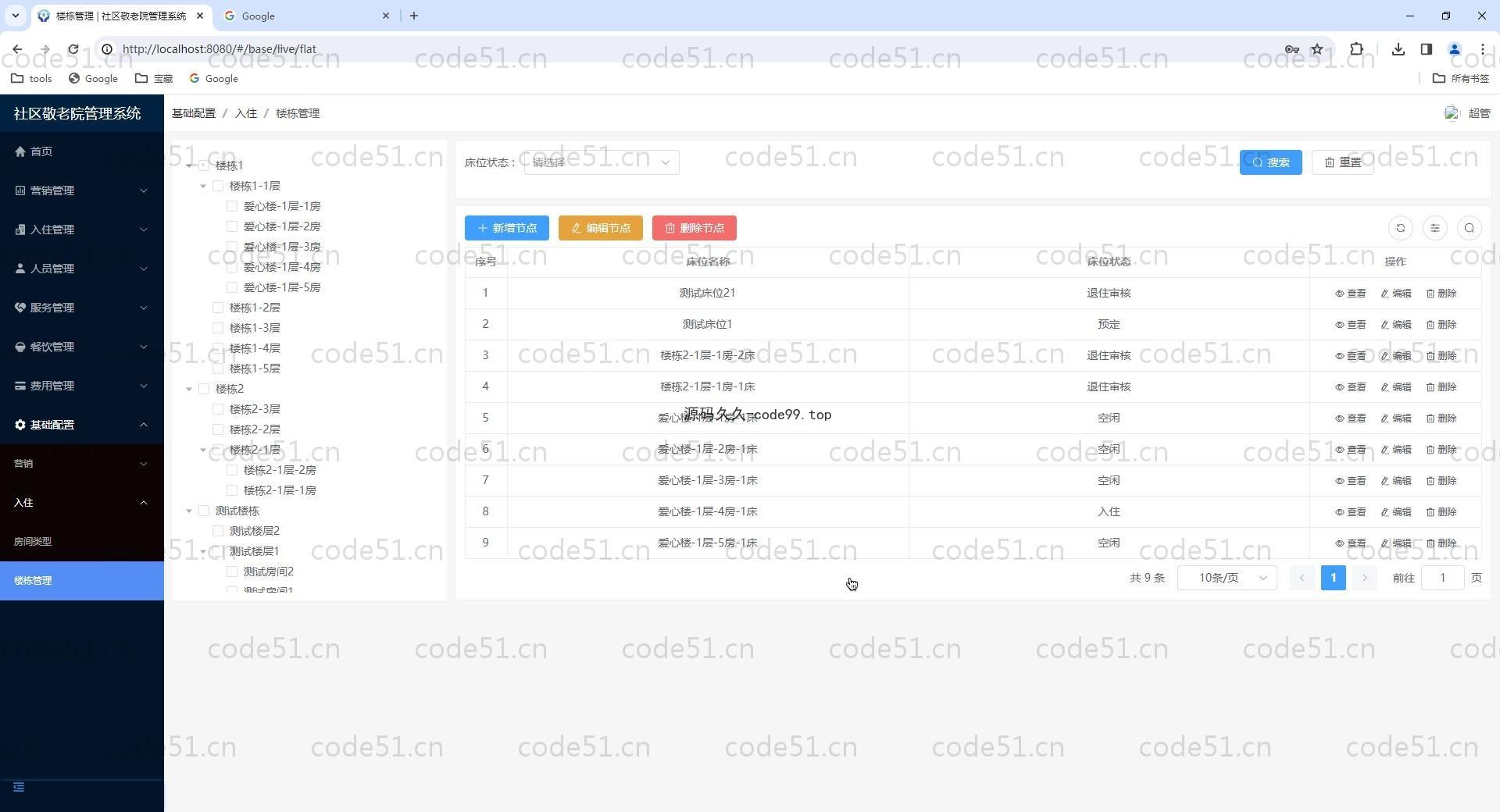 基于Vue.js+SpringBoot+MySQL+ElementUI的社区敬老院管理系统(附论文)
