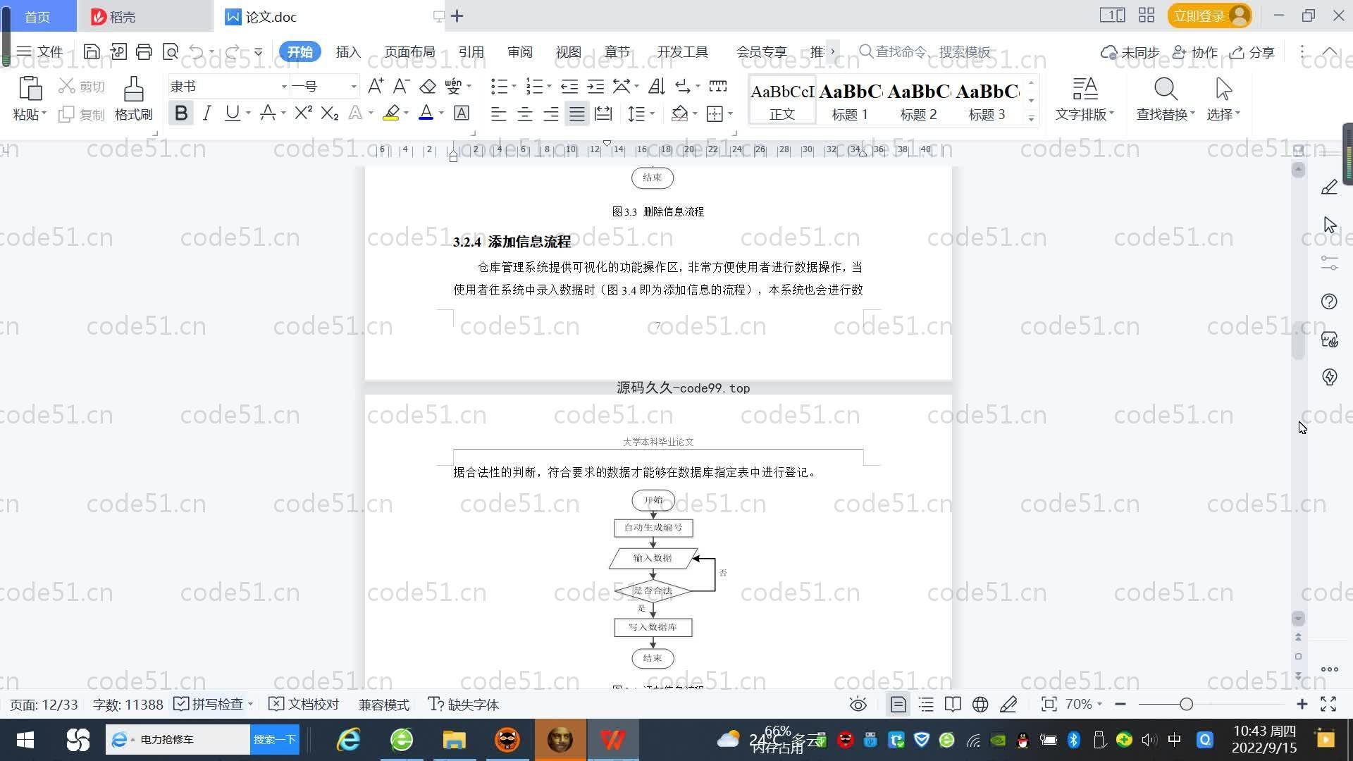 基于SpringBoot+MySQL+Vue.js的仓库管理系统(附论文)