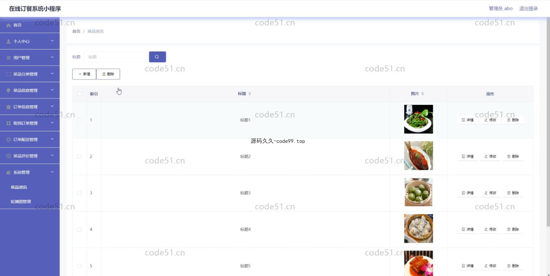 基于微信小程序+SpringBoot+MySQL的在线订餐系统小程序(附论文)