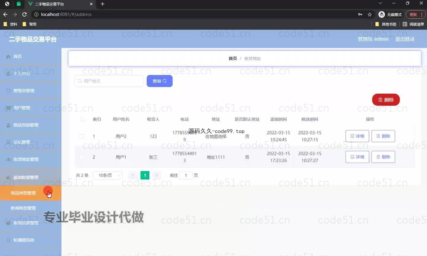 基于微信小程序+SSM+MySQL的二手物品交易小程序(附论文)