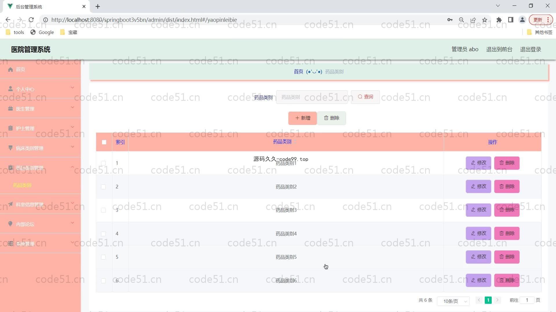基于SpringBoot+MySQL+Vue的医院管理系统(附论文)