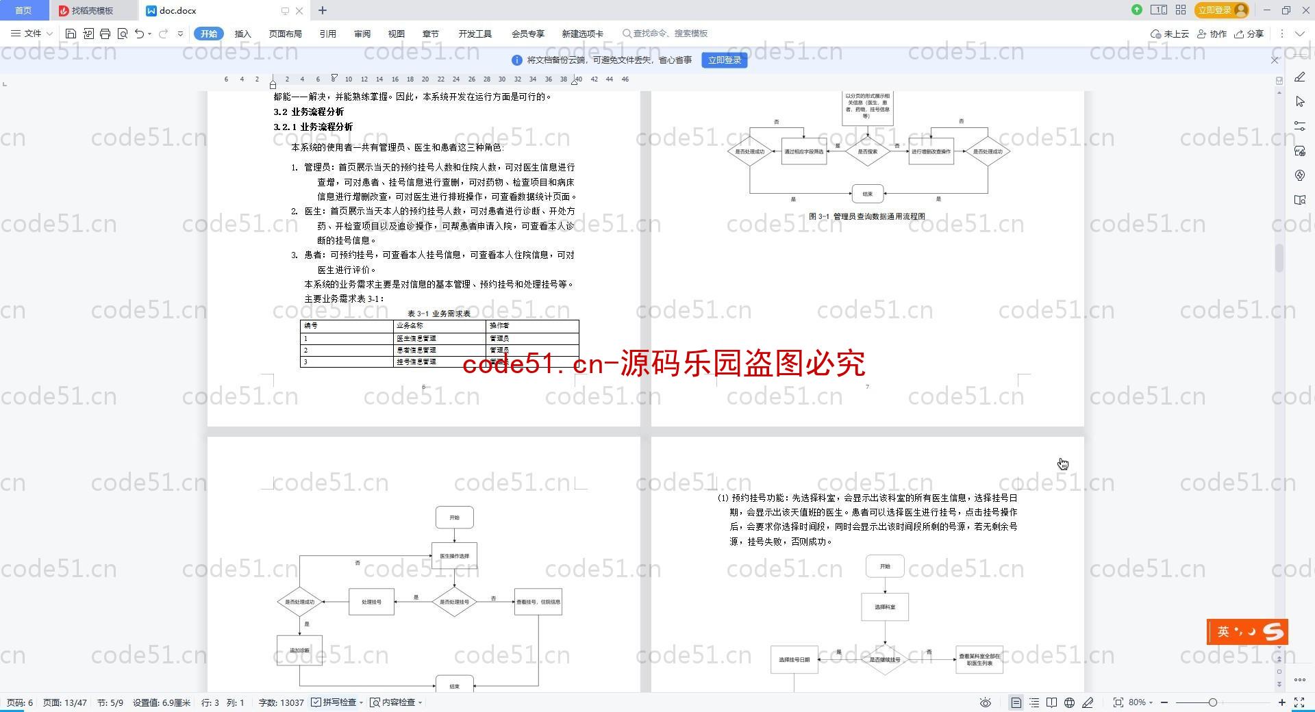 基于Vue+SpringBoot+MySQL+ElementUI的互联网医院挂号问诊系统(附论文)