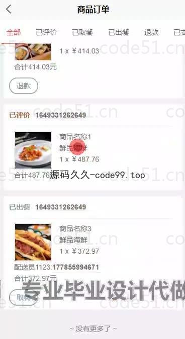 基于微信小程序+SSM+MySQL的点餐系统小程序(附论文)