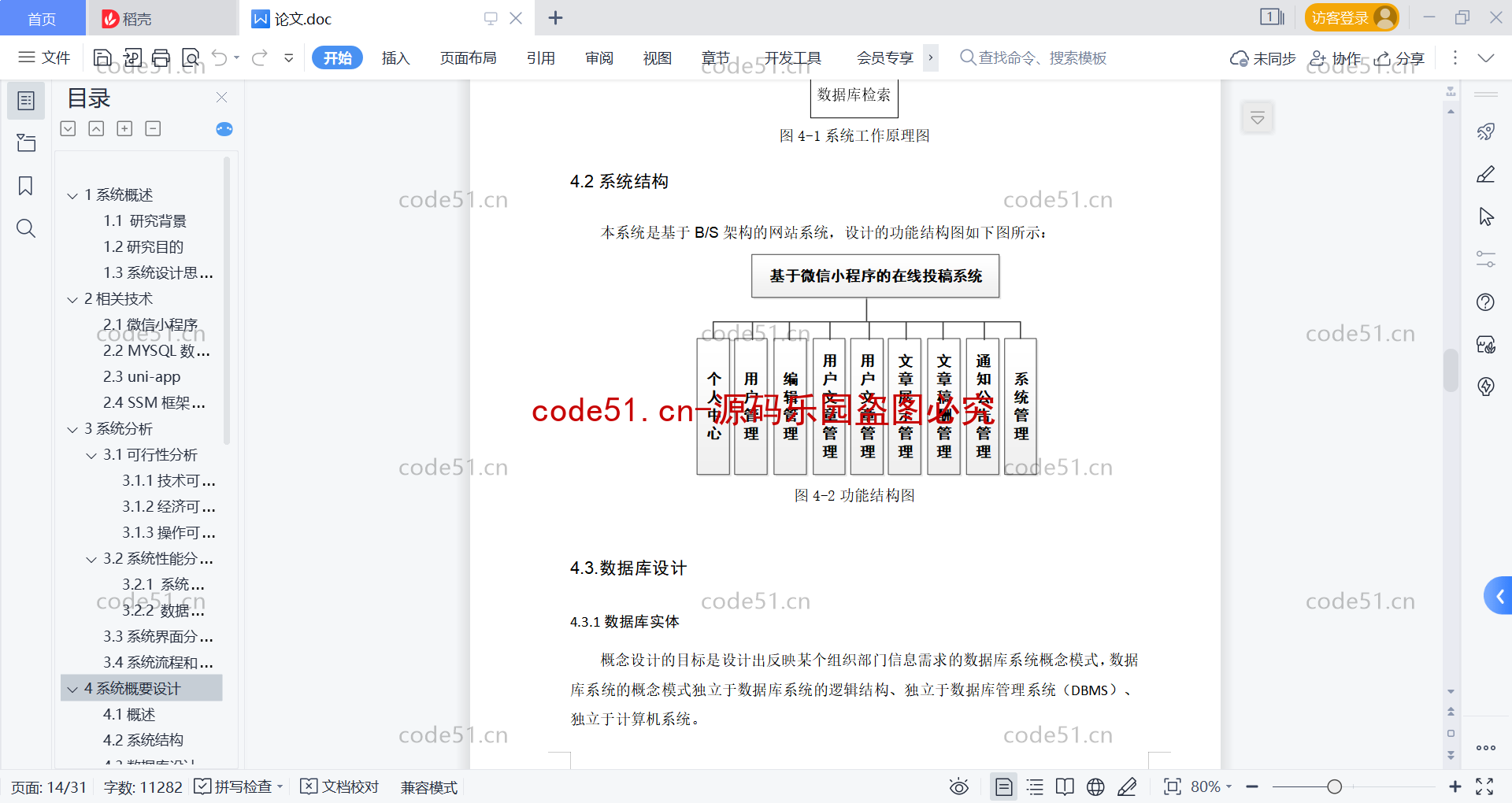 基于微信小程序+SSM+MySQL的在线投稿小程序(附论文)