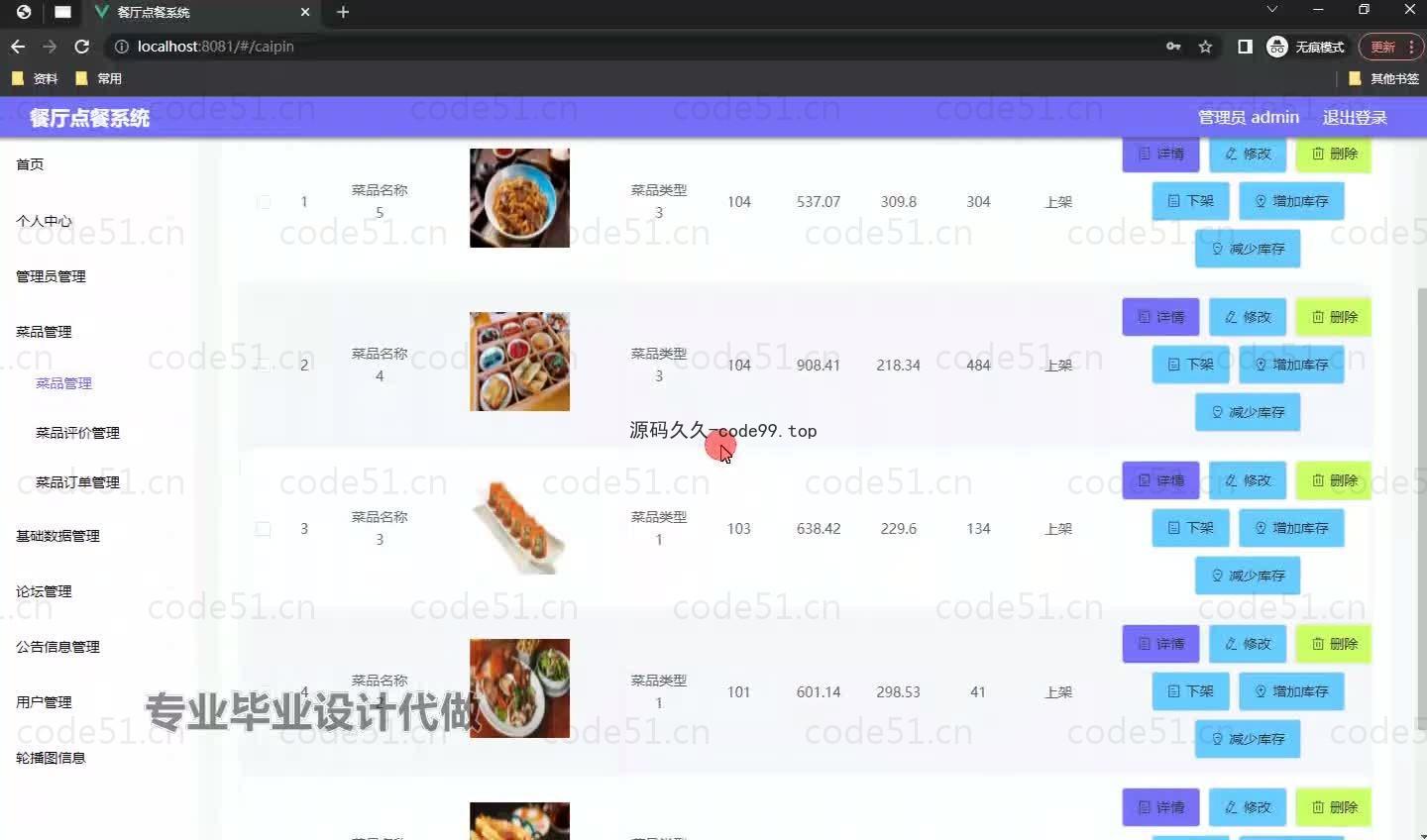 基于微信小程序+SSM+MySQL的餐厅点餐小程序(附论文)