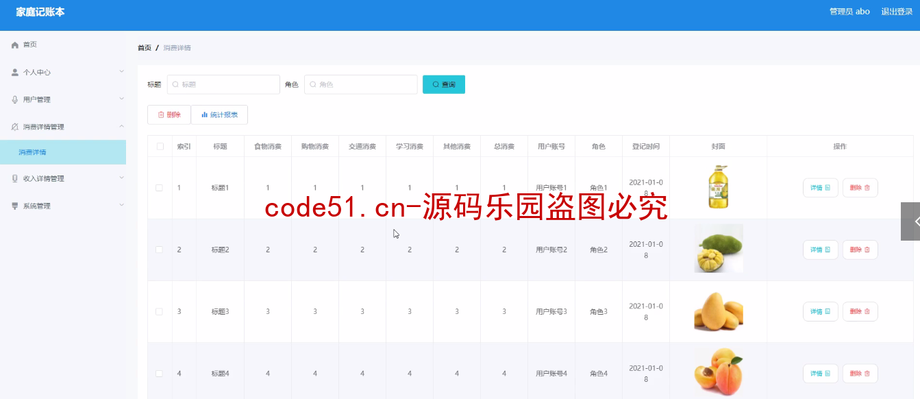 基于微信小程序+SSM+MySQL的家庭记账本(附论文)