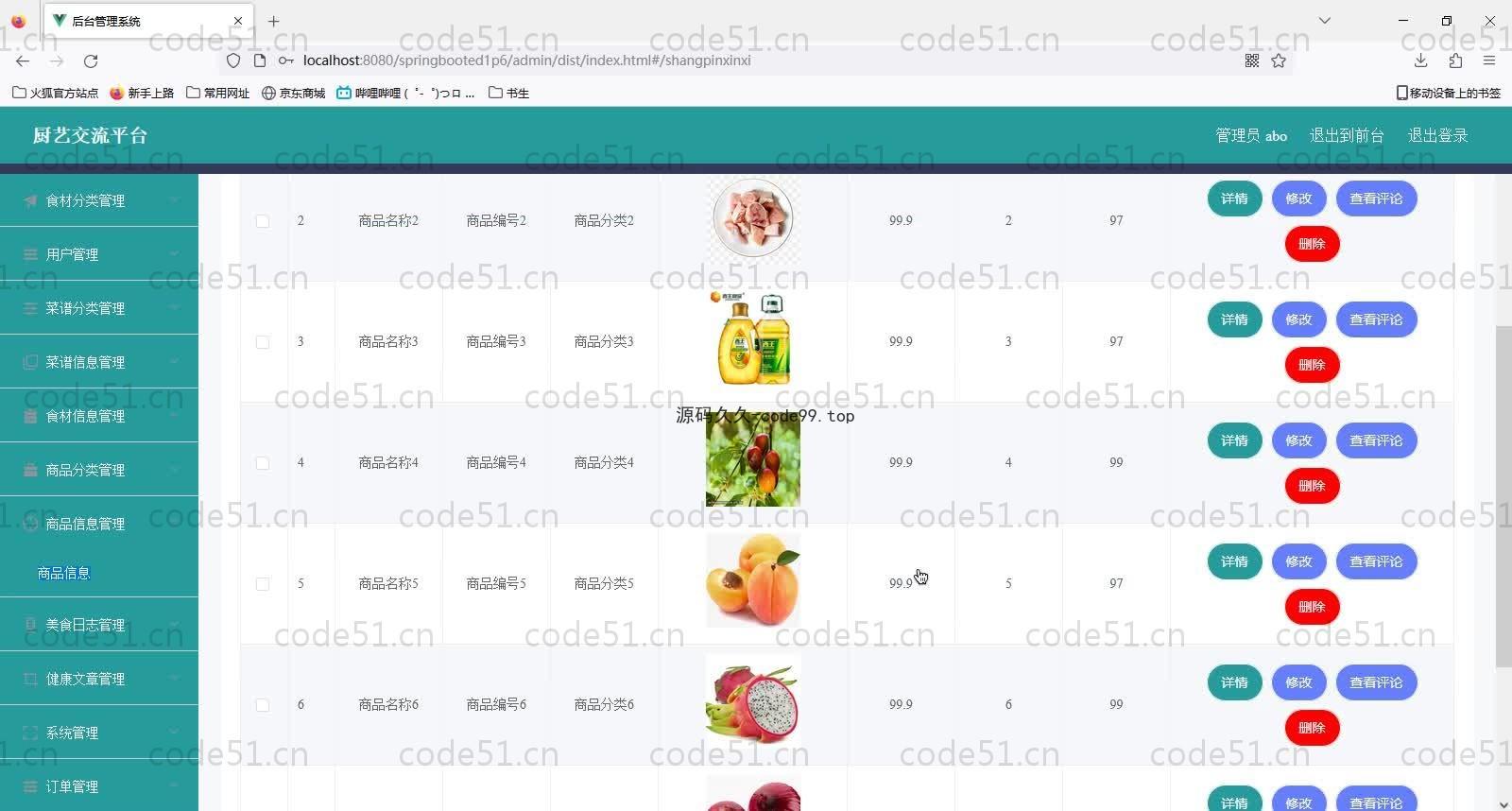 基于SpringBoot+MySQL+Vue的厨艺交流平台(附论文)