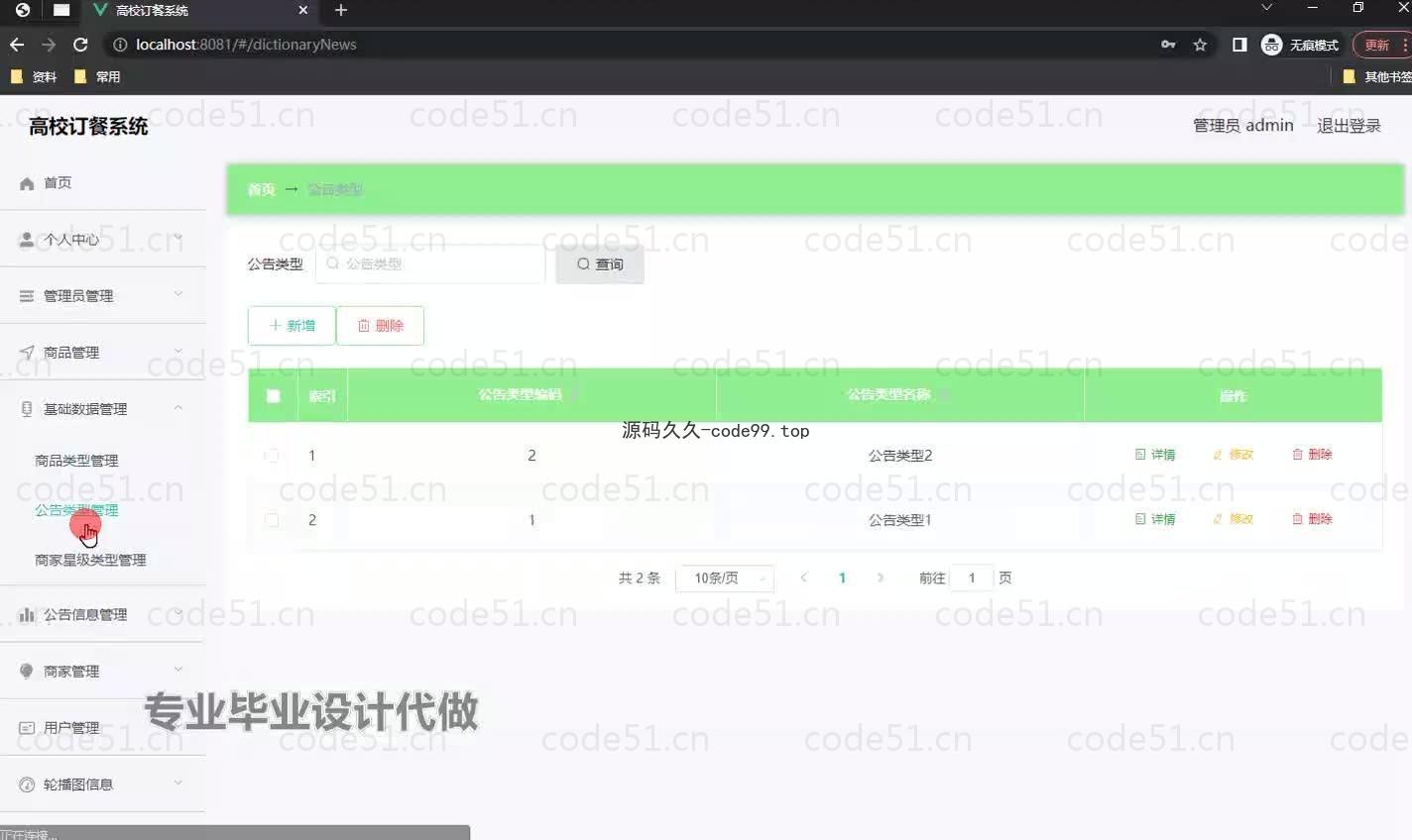 基于微信小程序+SSM+MySQL的高校订餐系统小程序(附论文)