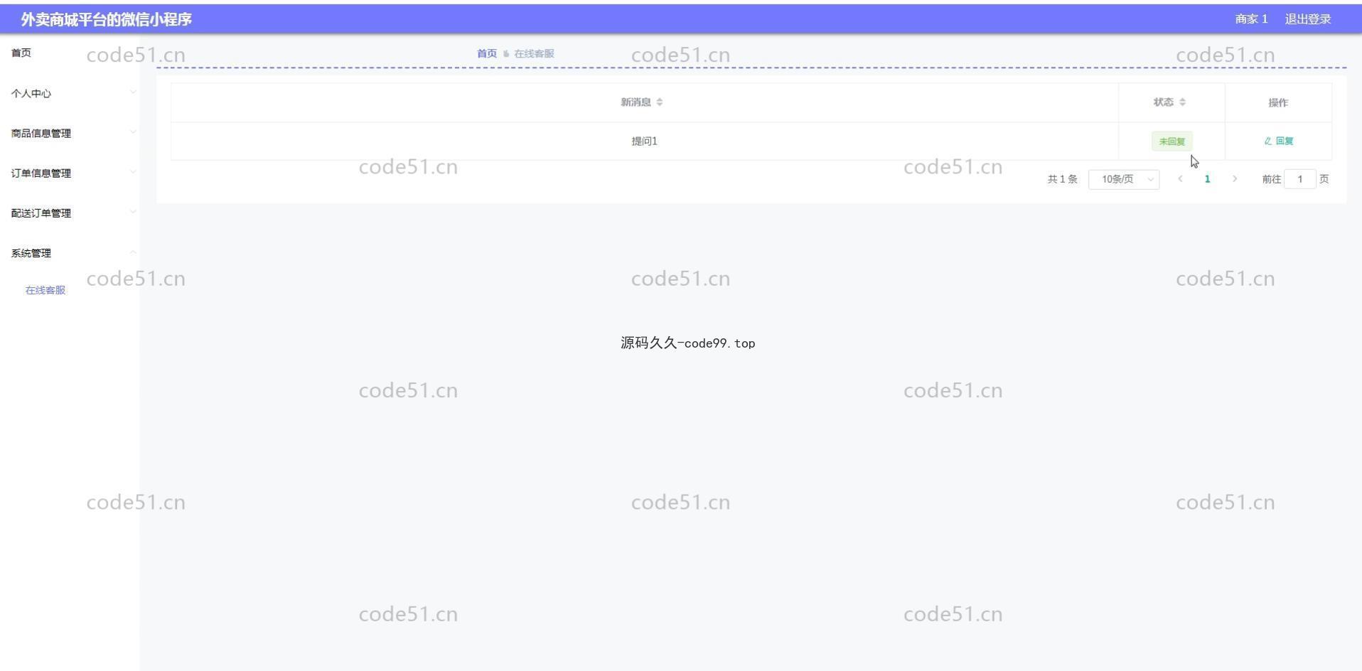 基于微信小程序+SSM+MySQL的外卖商城小程序(附论文)