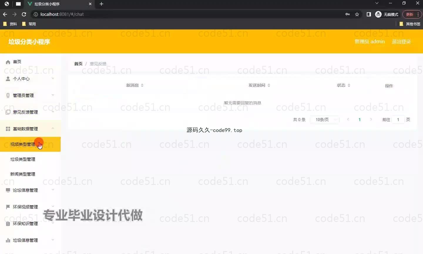 基于微信小程序+SSM+MySQL的垃圾分类小程序(附论文)