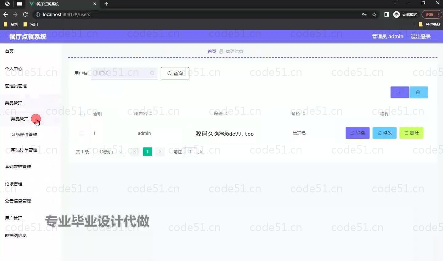基于微信小程序+SSM+MySQL的餐厅点餐小程序(附论文)
