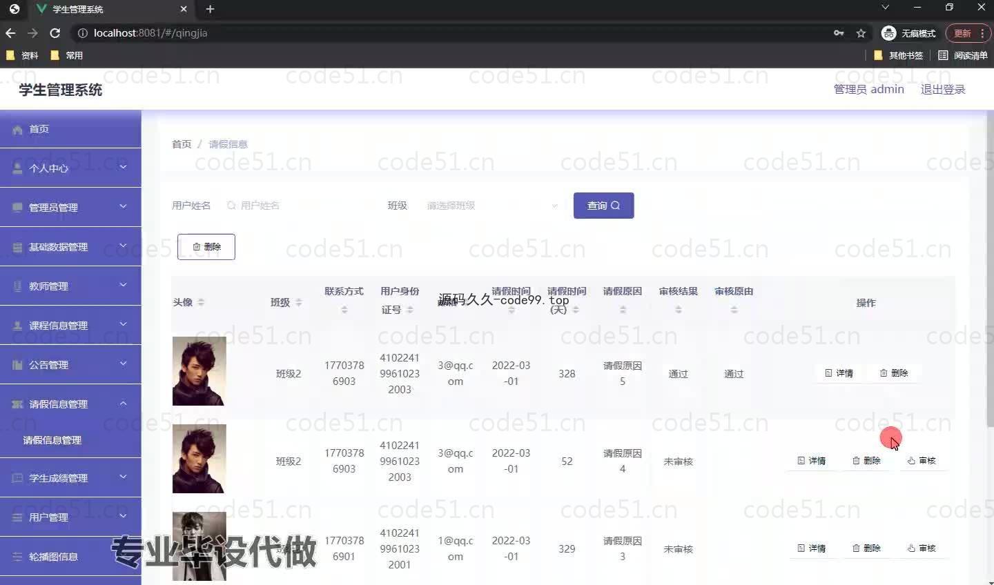 基于微信小程序+SpringBoot+MySQL的学生管理小程序(附论文)