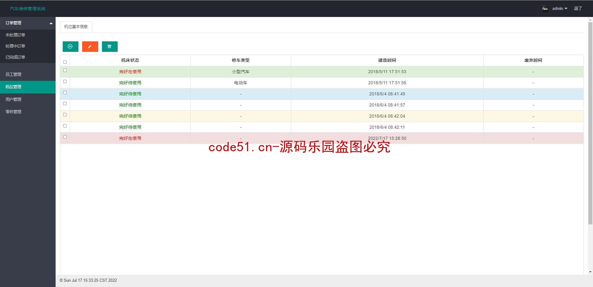 基于SSM+MySQL+Layui的汽车维修管理平台