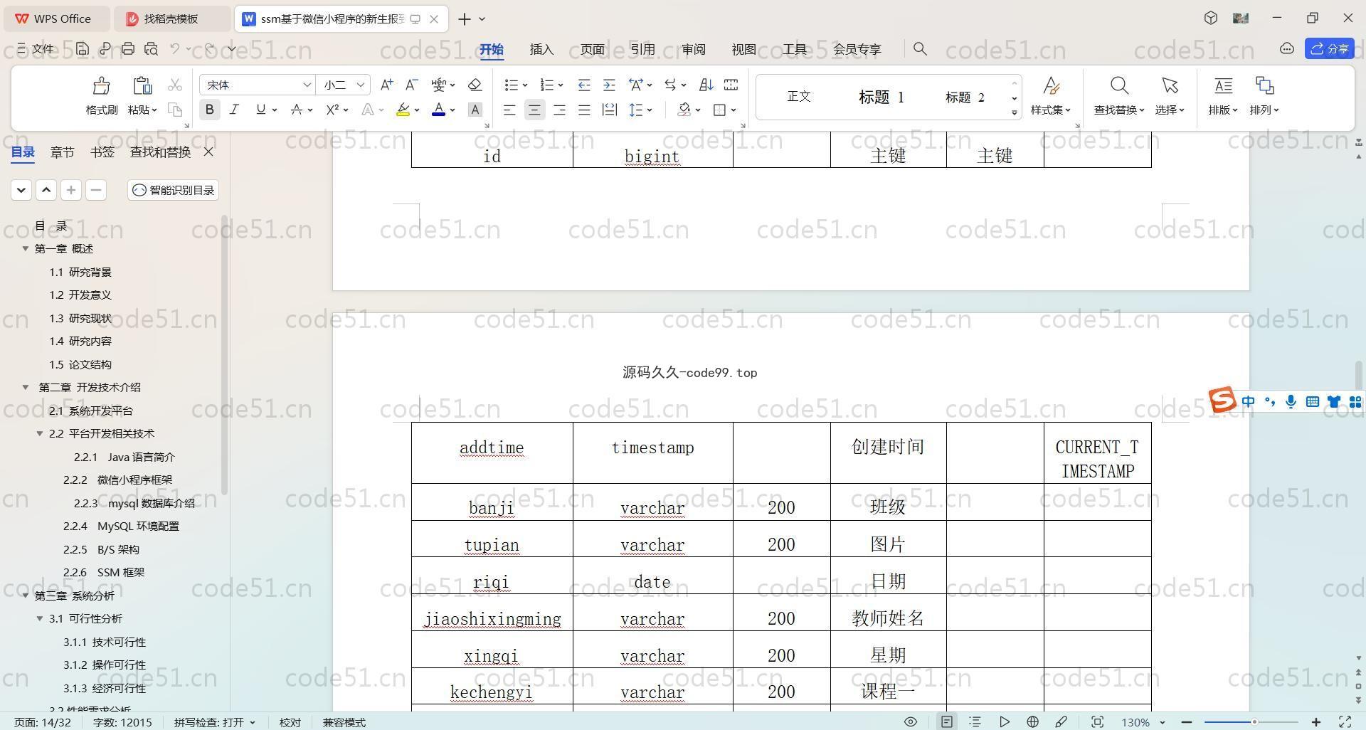 基于SpringBoot+Uniapp+微信小程序的新生自助报到系统(附论文)