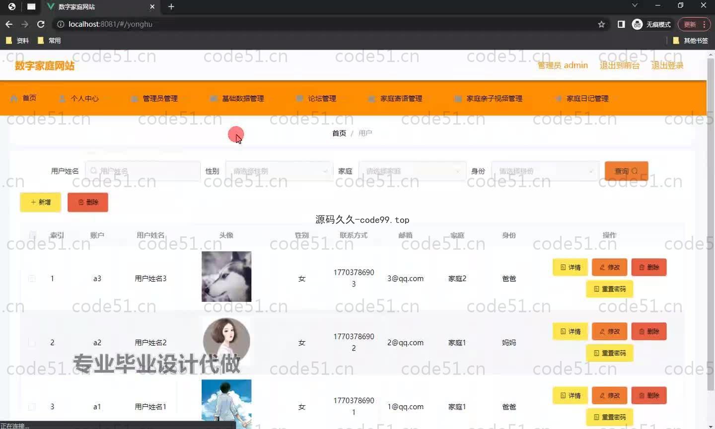 基于SpringBoot+MySQL+Vue.js的数字家庭网站(附论文)