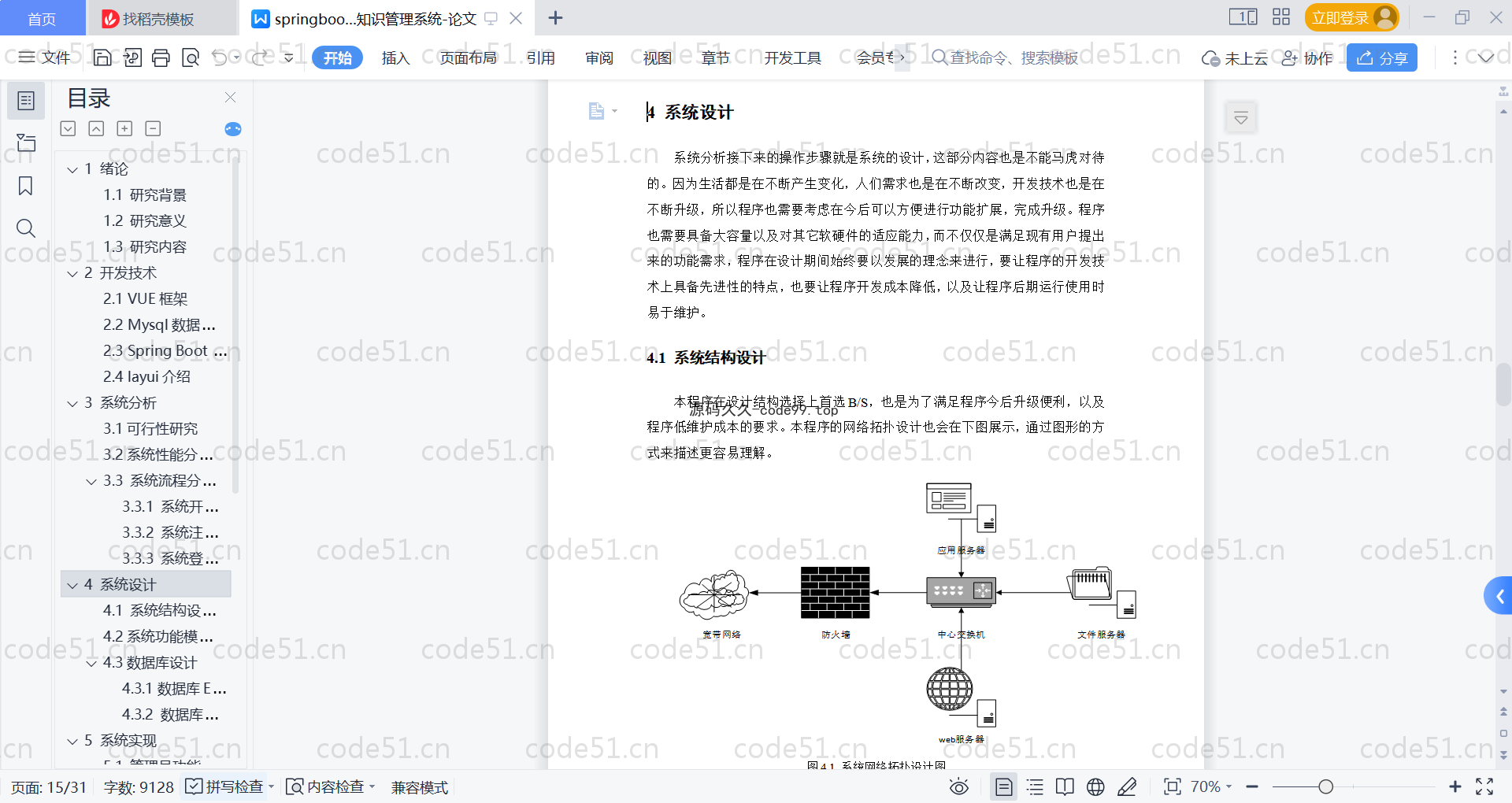 基于SpringBoot+MySQL+Vue的多维分类知识管理系统(附论文)