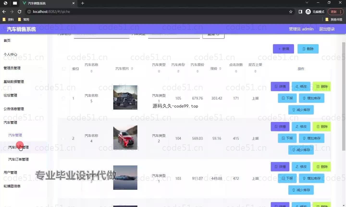 基于微信小程序+SpringBoot+MySQL的汽车销售小程序(附论文)
