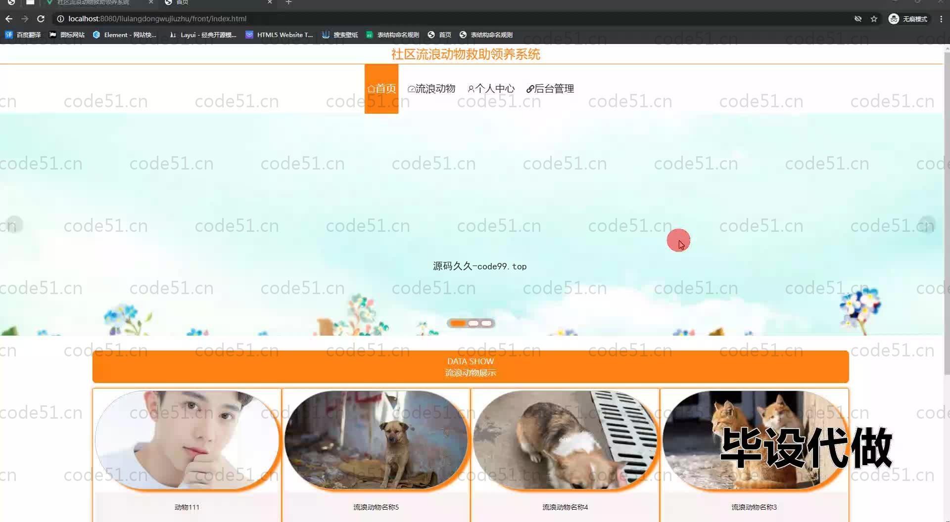 基于SpringBoot+MySQL+Vue.js的社区流浪动物救助系统(附论文)