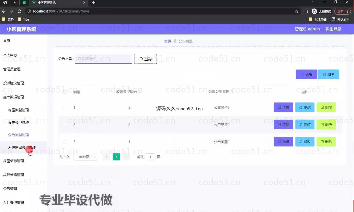 基于微信小程序+SSM+MySQL的小区管理小程序(附论文)