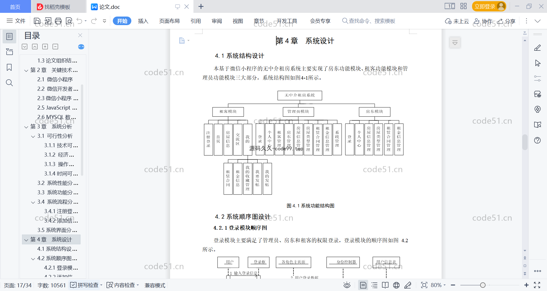 基于微信小程序+SSM+MySQL的租房小程序(附论文)