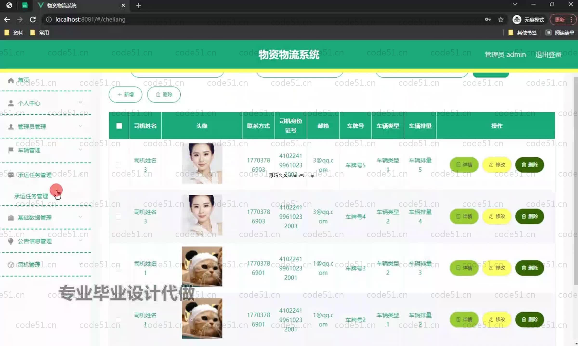 基于SpringBoot+MySQL+Vue.js的物资物流系统(附论文)