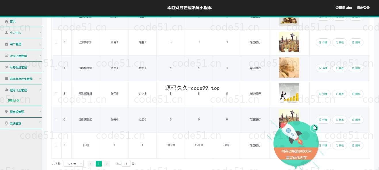 基于微信小程序+SSM+MySQL的家庭财务小程序(附论文)