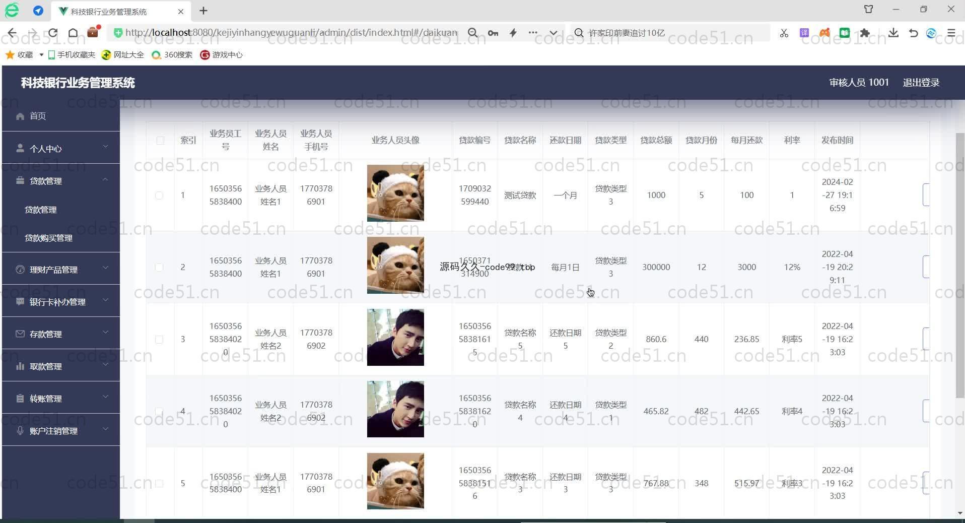 基于SpringBoot+MySQL+Vue的银行业务管理系统(附论文)